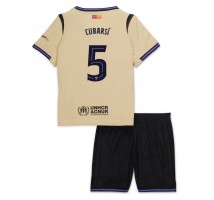 Barcelona Pau Cubarsi #5 Koszulka Wyjazdowa dzieci 2025-26 Krótki Rękaw (+ krótkie spodenki)